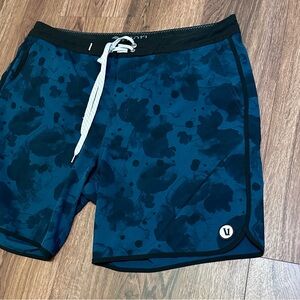 Vuori Men’s Deep Teal Camo Board Shorts